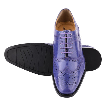 Dallas Genuine Leather Oxford Style Brogue Dress Shoes Shoes by Libertyzeno – Don't Panic Shoes