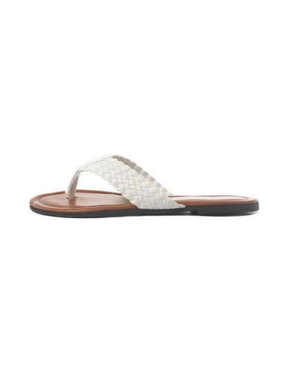 Daphne | White Sandals by J.Adams – Don't Panic Shoes