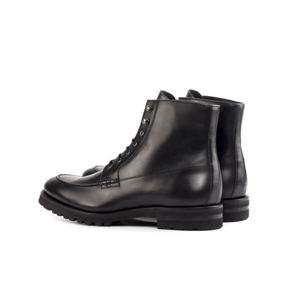 Dapperfam Ryker In Black Men's Italian Leather Moc Boot Shoes by Dapperfam – Don't Panic Shoes