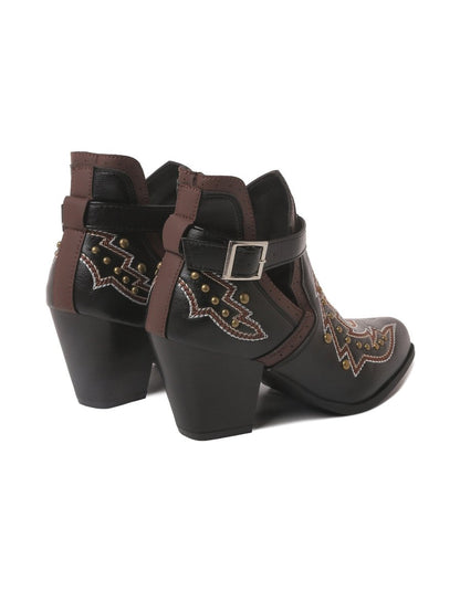 Darla | Black Booties by J.Adams – Don't Panic Shoes