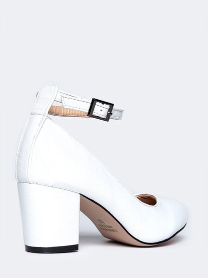 Darling | White Heels by J.Adams – Don't Panic Shoes