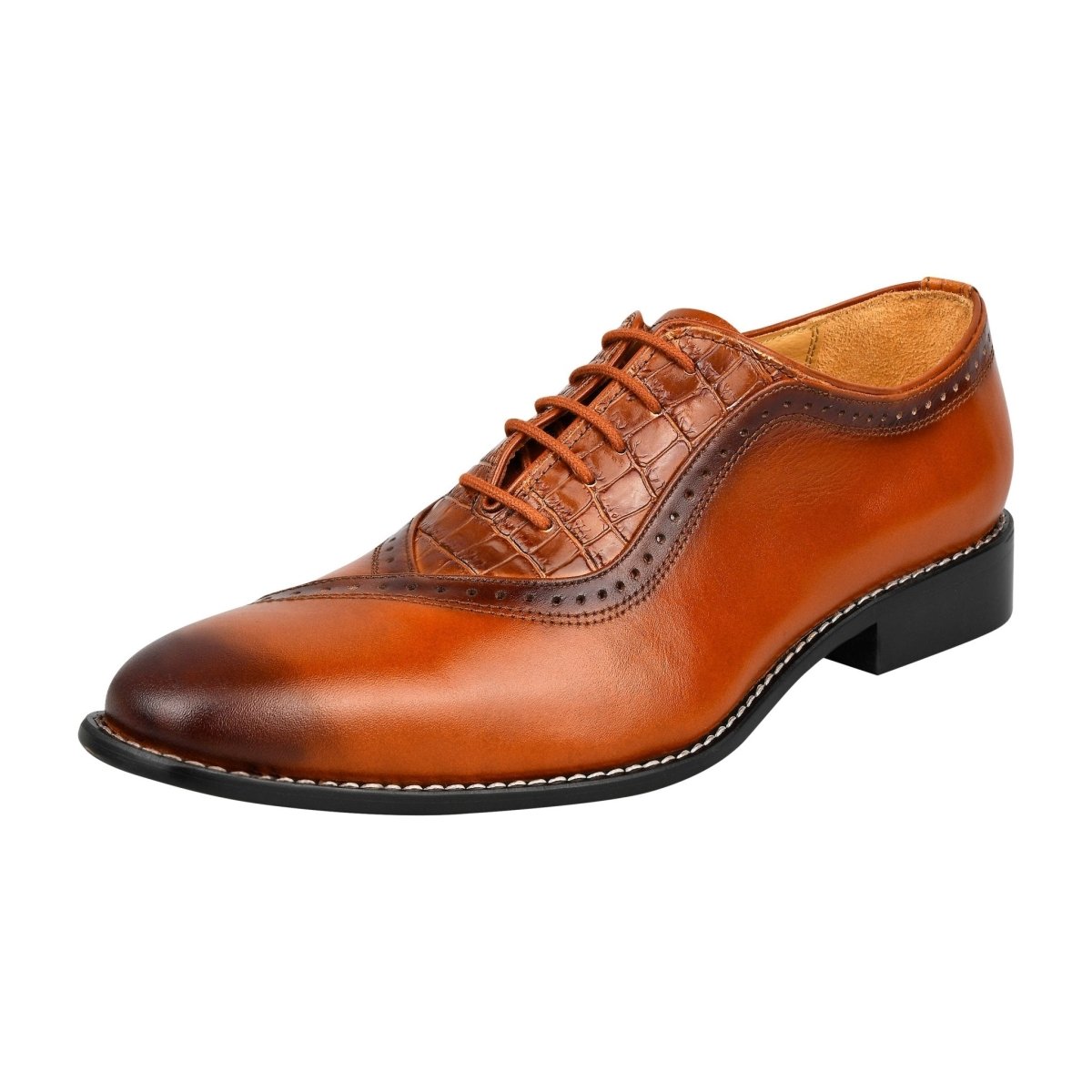 Debonair Genuine Leather Oxford Style Dress Shoes For Men Shoes by Libertyzeno – Don't Panic Shoes