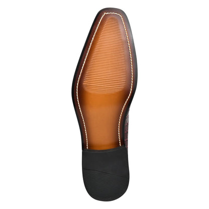 Debonair Genuine Leather Oxford Style Dress Shoes For Men Shoes by Libertyzeno – Don't Panic Shoes