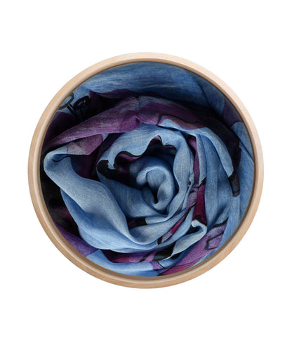 Degas Blue 17 Bamboo Fiber Bamboo Scarves by Mar Soreli – Don't Panic Shoes