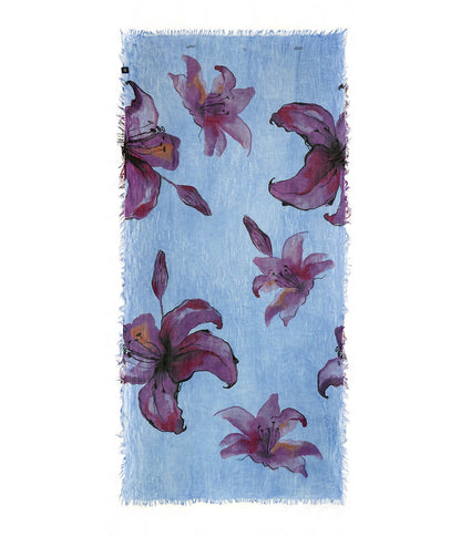 Degas Blue 17 Bamboo Fiber Bamboo Scarves by Mar Soreli – Don't Panic Shoes