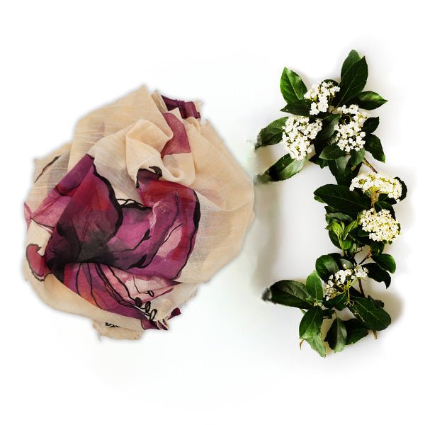 Degas Florence Handcrafted Bamboo Fiber Off White 50 Bamboo Scarves by Mar Soreli – Don't Panic Shoes