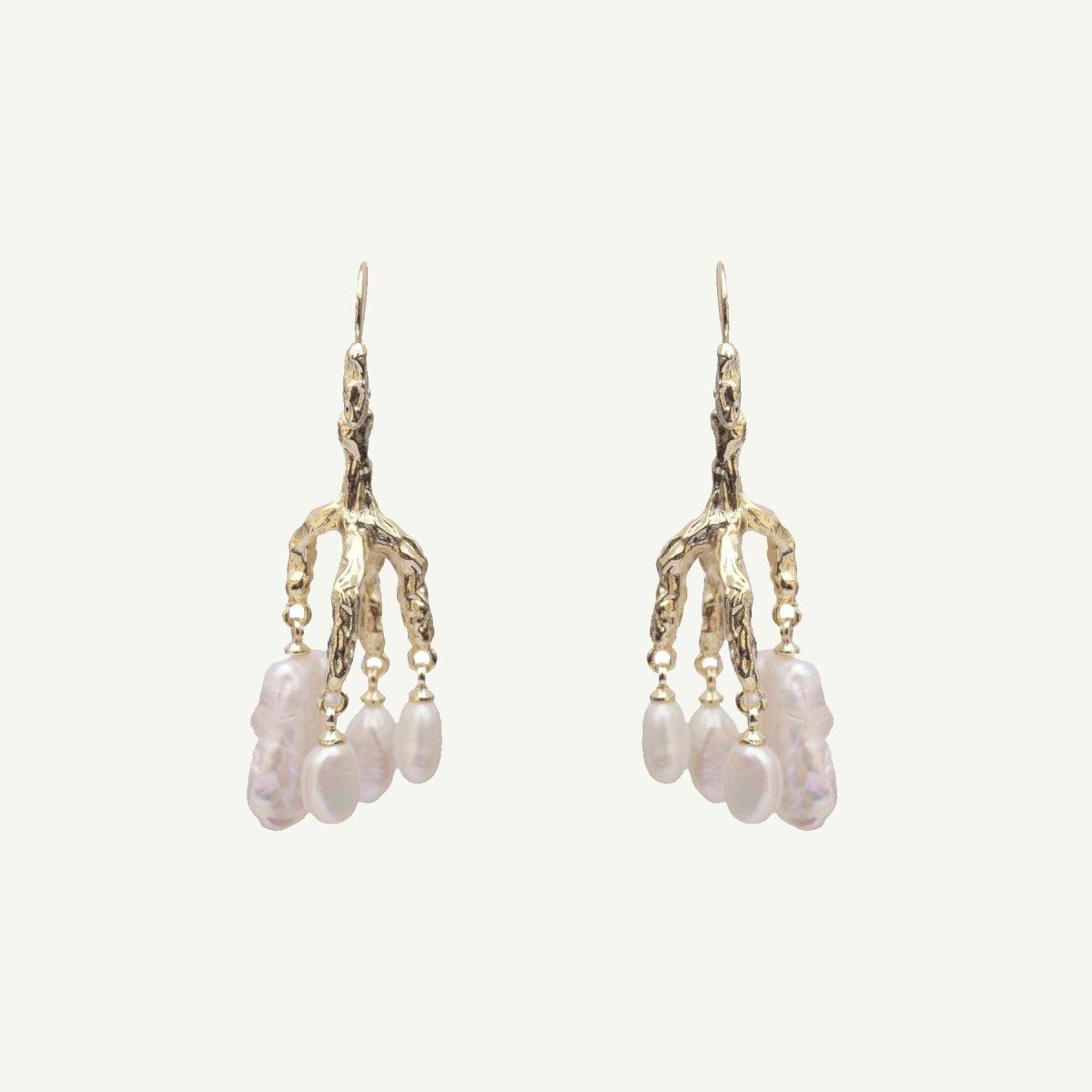 Delia Pearl Earrings Earrings by Rahya Jewelry Design – Don't Panic Shoes
