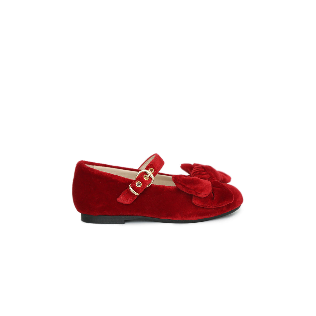 Victoria Velvet Shoes Velvet Red Made In Italy 2325