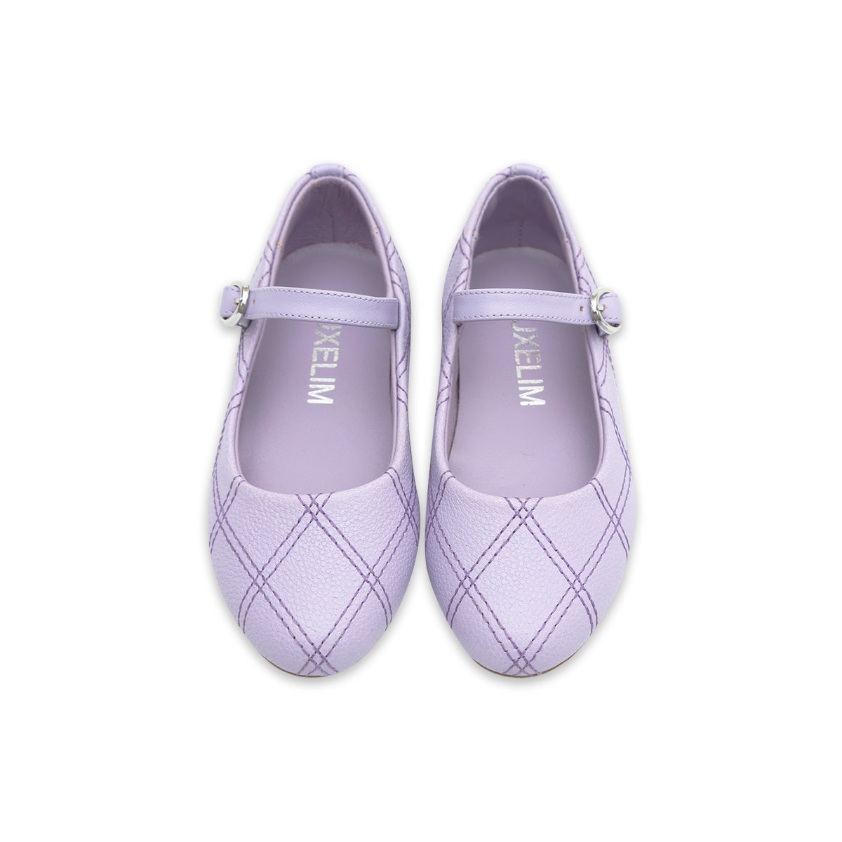Zoe Caviar Print Premium Shoes Leather Pastel Lilac
