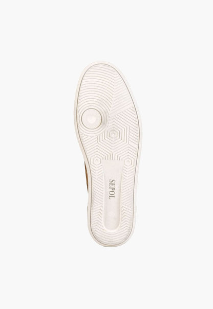 Distressed Suede Leather Navy And Khaki Casual Sneakers MEN SHOES by Sepol Shoes – Don't Panic Shoes