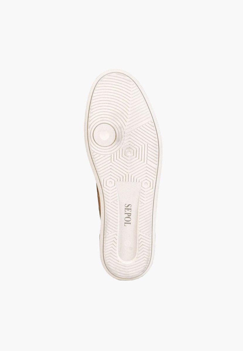 Distressed Suede Leather Navy And Khaki Casual Sneakers MEN SHOES by Sepol Shoes – Don't Panic Shoes