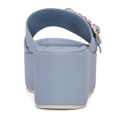 Dita Platform Leather Sandal Women’S Rhinestone Buckle Sandals by Beautiisoles – Don't Panic Shoes