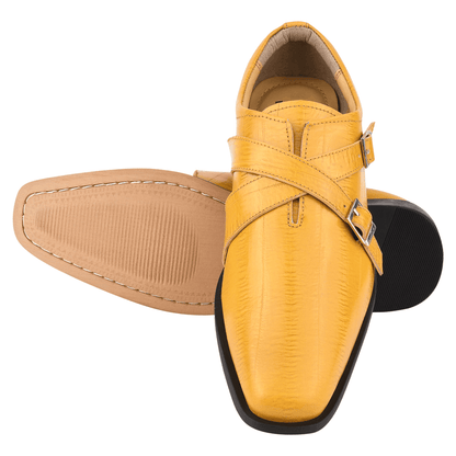 Donna Leather Oxford Style Double Buckle Monk Straps Shoes For Men Shoes by Libertyzeno – Don't Panic Shoes