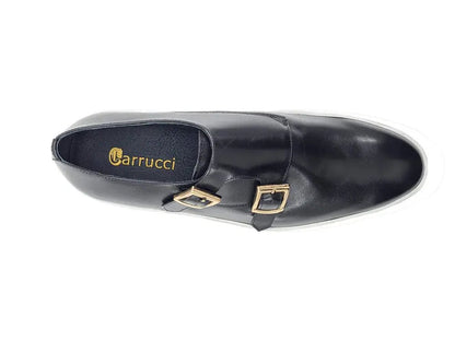 Double Monk Strap Leather Sneaker Comfort Ks529 - 03 Sneakers by Carrucci Shoes – Don't Panic Shoes