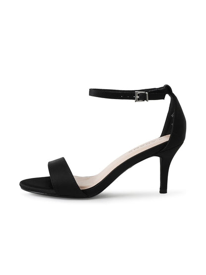 Dove | Black Satin Heels by J.Adams – Don't Panic Shoes