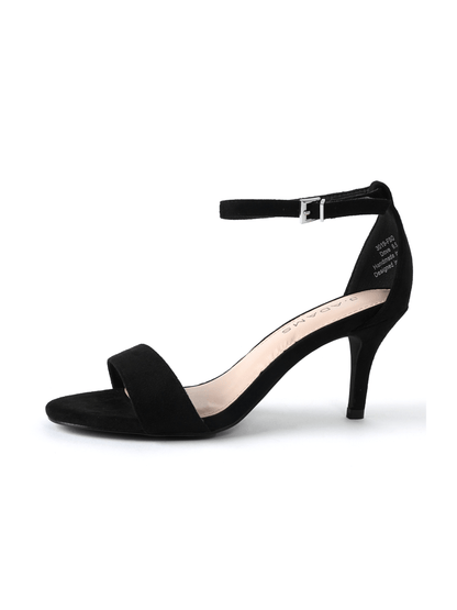 Dove | Black Suede Heels by J.Adams – Don't Panic Shoes