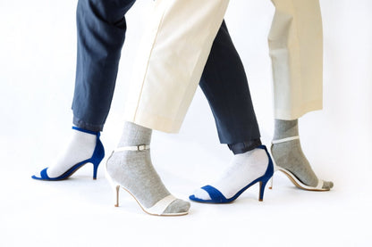 Dove | Blue Suede Heels by J.Adams – Don't Panic Shoes