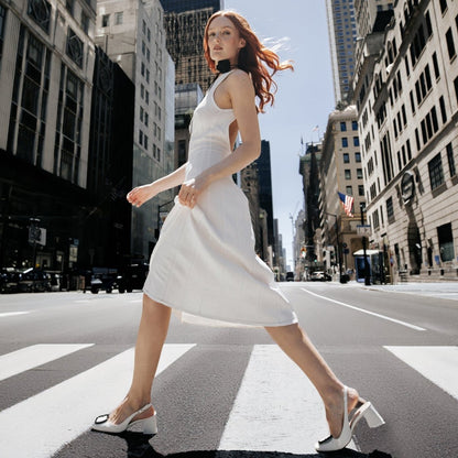 DucheSs Slingback Women’s Leather Square Toe Pump 2 Inch Sandals by Beautiisoles – Don't Panic Shoes