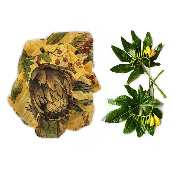 Durer Art Print Italian Handcrafted Bamboo Fiber Yellow 10 Bamboo Scarves by Mar Soreli – Don't Panic Shoes