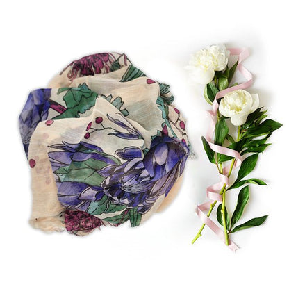 Durer Bamboo Fiber Off White Handcrafted In Florence Italy 50 Bamboo Scarves by Mar Soreli – Don't Panic Shoes