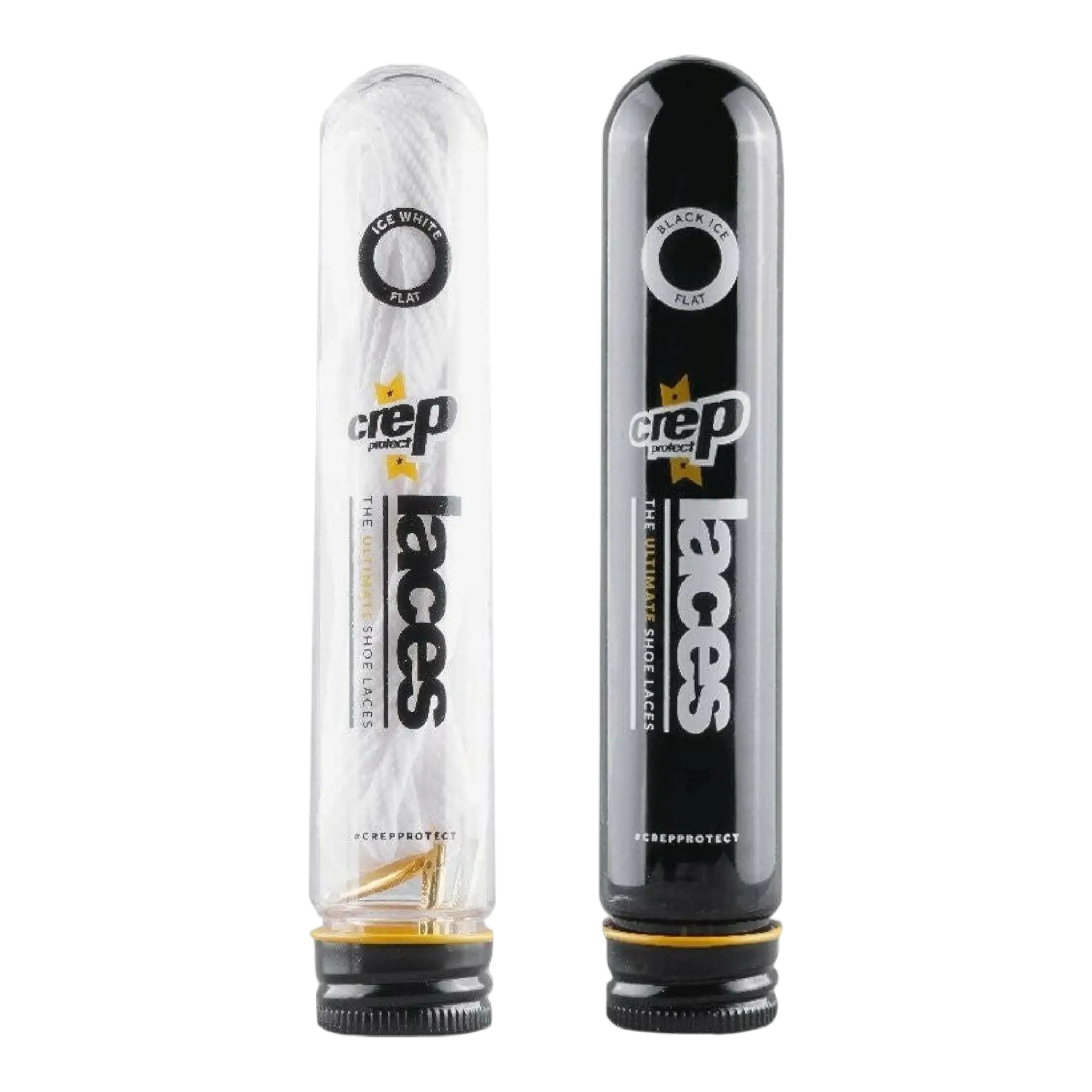 Crep Protect The Ultimate Round Shoe Laces White Black Stylish Sneaker Fit