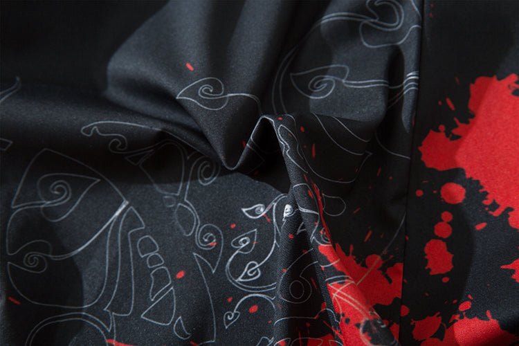 Niepce YC6032 Red Flowers Kimono