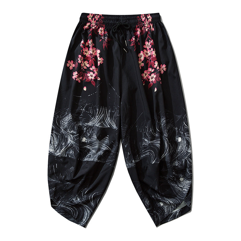 Niepce YC135 Pink Flowers Lightweight Pants