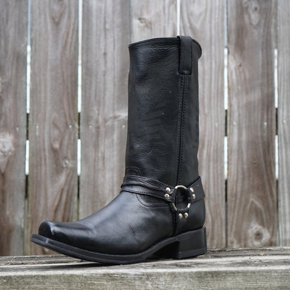 Eagle Rider Men's Leather Biker Boots (H50021) Cowboy Boots by Soto Boots – Don't Panic Shoes