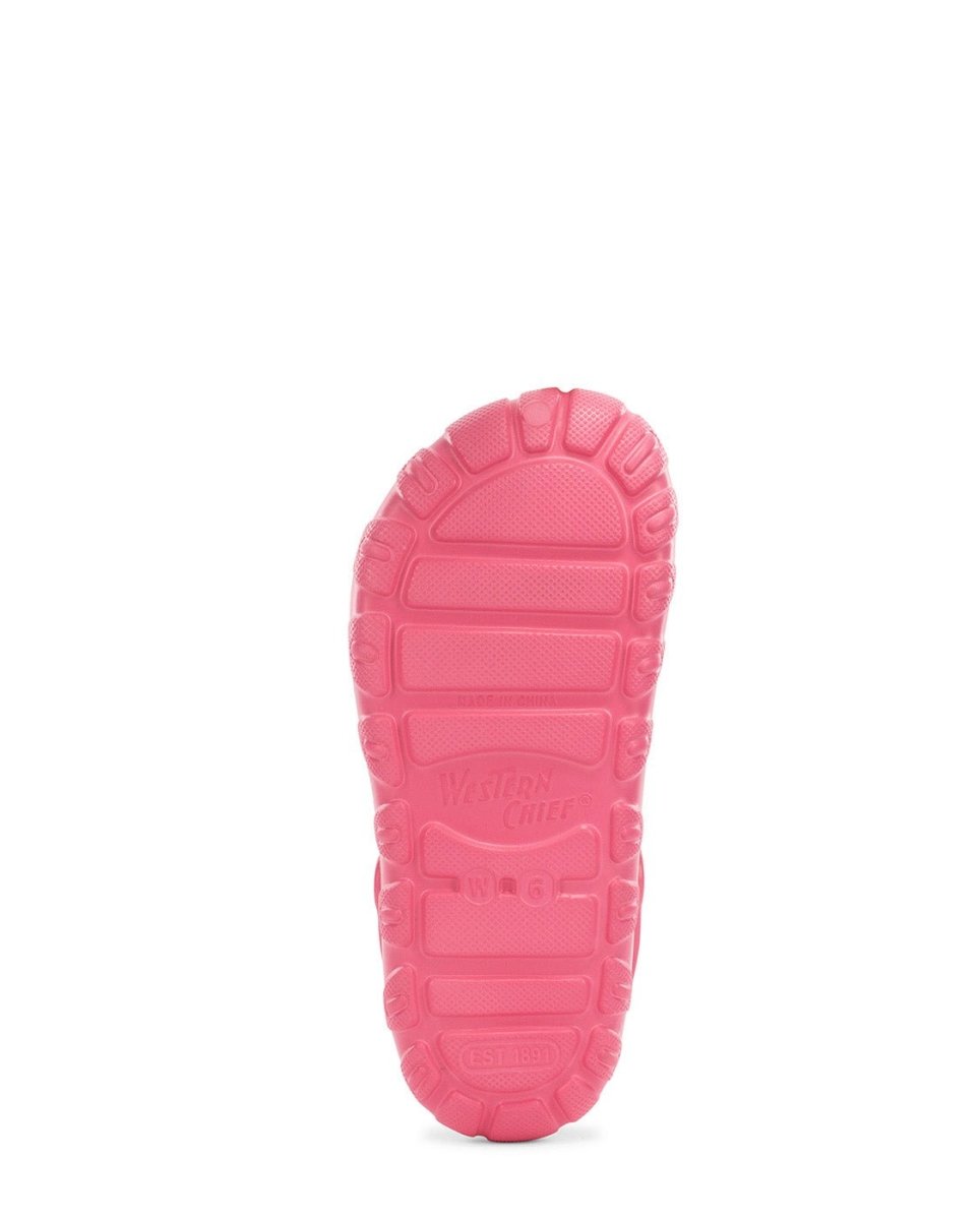 EaSies Pig Clog Women’s Pink Eva Rubber Floatable Non Slip Shoes by Western Chief Women's – Don't Panic Shoes