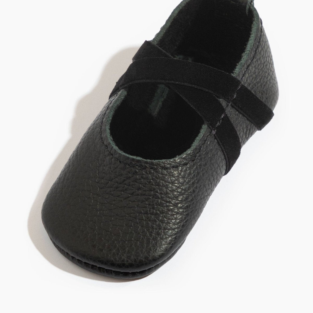 Ebony Ballet Slipper Baby Shoe Ballet Slipper by Freshly Picked – Don't Panic Shoes
