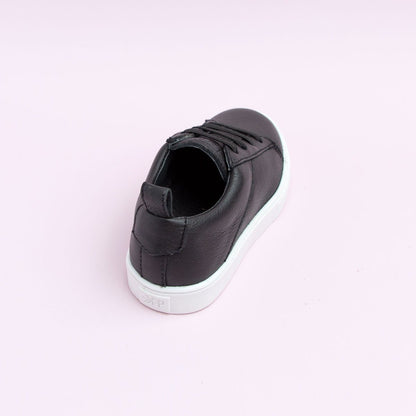 Ebony Classic Lace Up Sneaker Kids - Classic Sneaker by Freshly Picked – Don't Panic Shoes