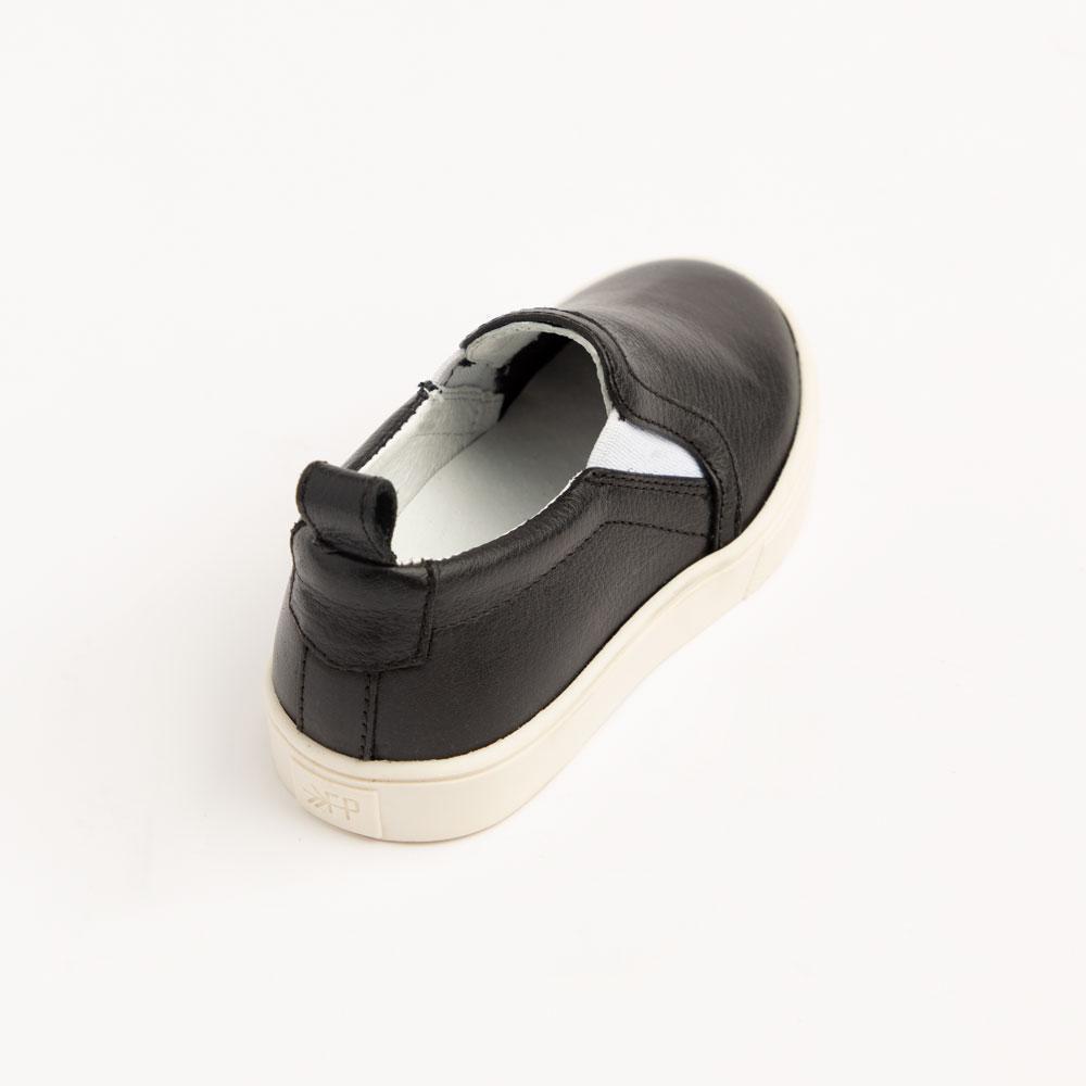 Ebony Classic Slip On Kids - Slip - On Sneaker by Freshly Picked – Don't Panic Shoes