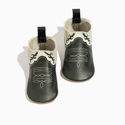 Ebony Cowboy Chelsea Boot Baby Shoe Chelsea Boot by Freshly Picked – Don't Panic Shoes