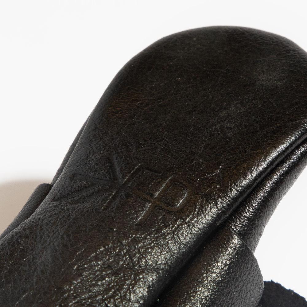 Ebony Knotted Bow Baby Shoe Knotted Bow Mocc by Freshly Picked – Don't Panic Shoes