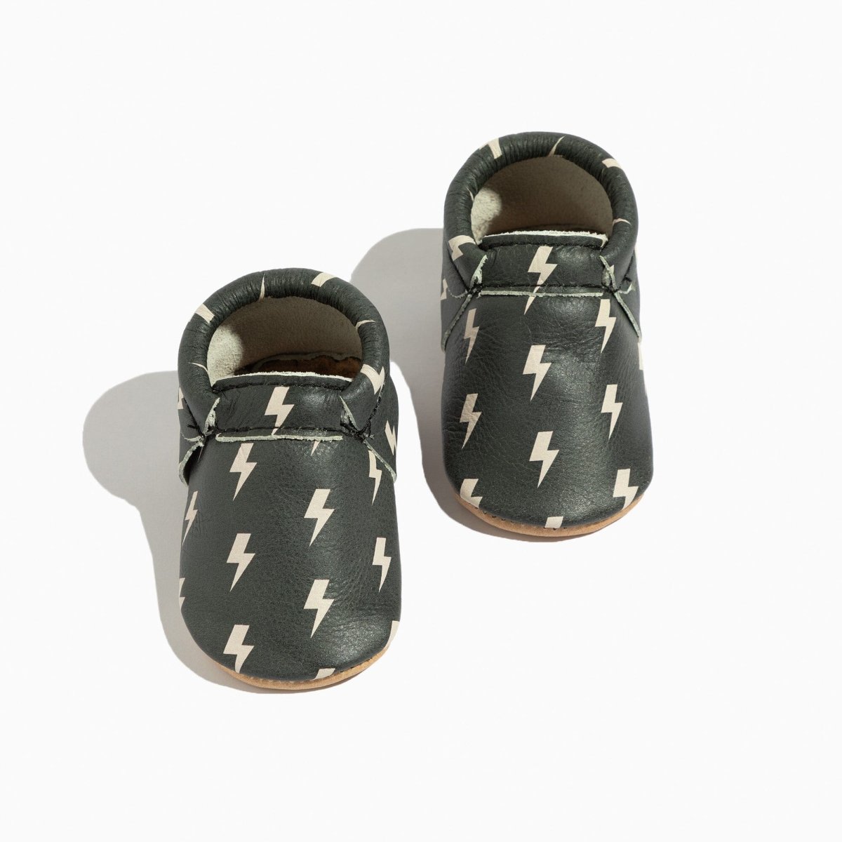 Ebony Lightning City Baby Shoe City Mocc by Freshly Picked – Don't Panic Shoes