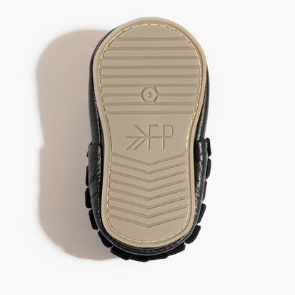 Ebony Moccasin Baby Shoe Moccasin by Freshly Picked – Don't Panic Shoes