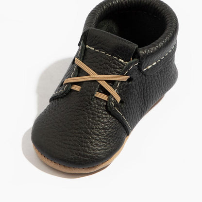 Ebony Oxford Baby Shoe Oxford by Freshly Picked – Don't Panic Shoes