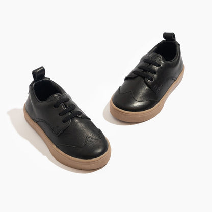Ebony Oxford Sneaker Kids - Oxford Sneaker by Freshly Picked – Don't Panic Shoes