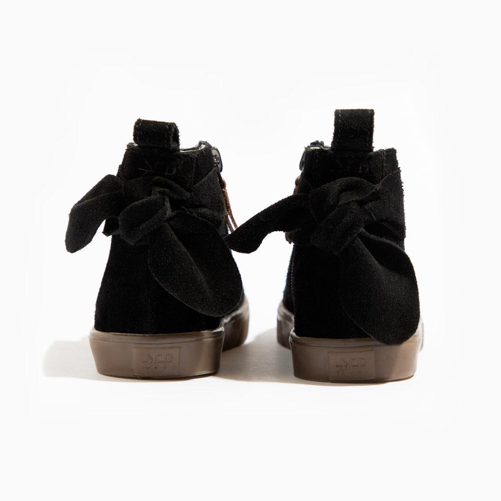 Ebony Suede Bellevue Boot Bellevue Boot by Freshly Picked – Don't Panic Shoes