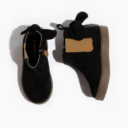Ebony Suede Bellevue Boot Bellevue Boot by Freshly Picked – Don't Panic Shoes