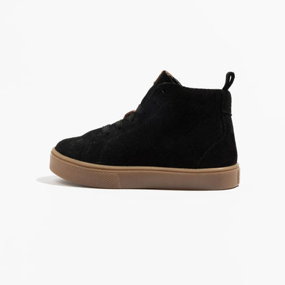 Ebony Suede Leon Sneaker Kids - Leon Boot Sneaker by Freshly Picked – Don't Panic Shoes
