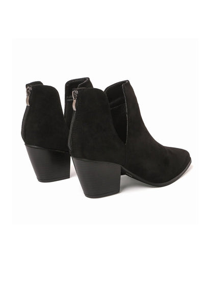 Eira | Black Booties by J.Adams – Don't Panic Shoes