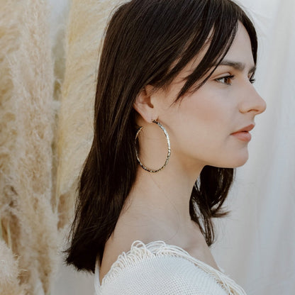 Eris Hoop Earrings Earrings by Rahya Jewelry Design – Don't Panic Shoes