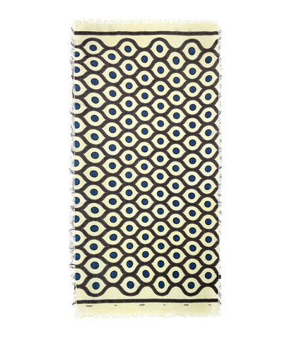 Escher White 02 Bamboo Fiber Italian Handcrafted Florence Bamboo Scarves by Mar Soreli – Don't Panic Shoes