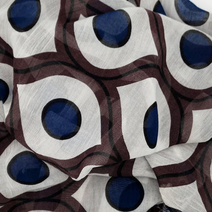 Escher White 02 Bamboo Fiber Italian Handcrafted Florence Bamboo Scarves by Mar Soreli – Don't Panic Shoes