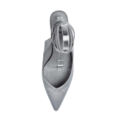 Estelle Silver Shoes by Vaila Shoes – Don't Panic Shoes