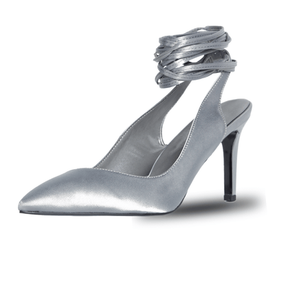 Estelle Silver Shoes by Vaila Shoes – Don't Panic Shoes