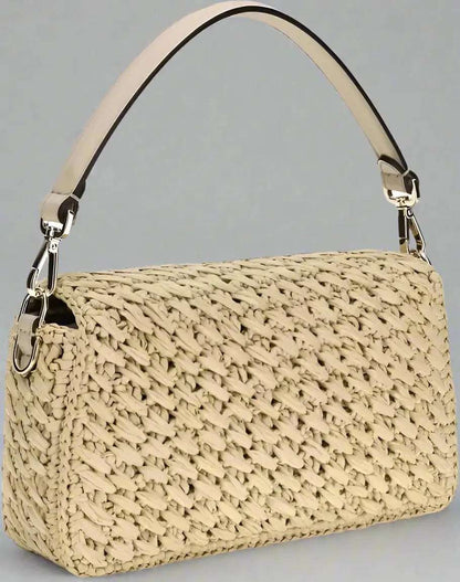 FENDI beige Baguette Shoulder Bag