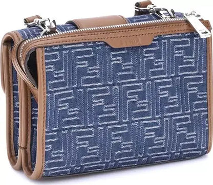 FENDI Baguette denim Shoulder Bag