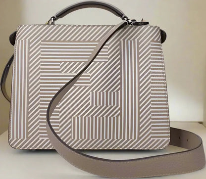 FENDI Beige Leather Handbag